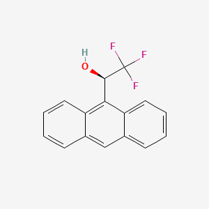 molecular formula C16H11F3O B1210512 (R)-1-(Anthracen-9-yl)-2,2,2-trifluoroethanol CAS No. 53531-34-3