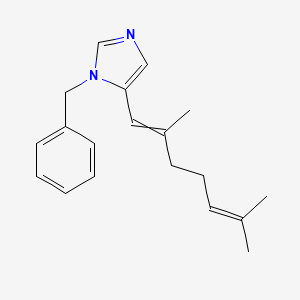 molecular formula C19H24N2 B1210516 1-Benzyl-5-(2,6-dimethylhepta-1,5-dienyl)imidazole 