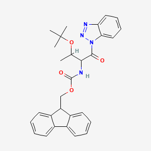 9H-fluoren-9-ylmethyl N-[1-(benzotriazol-1-yl)-3-[(2-methylpropan-2-yl)oxy]-1-oxobutan-2-yl]carbamate