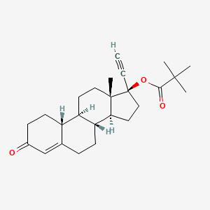molecular formula C25H34O3 B1210521 Norethindrone pivalate CAS No. 65445-09-2