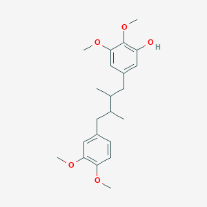 molecular formula C22H30O5 B12105311 Schineolignin B 