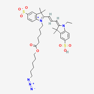 molecular formula C37H49N5O8S2 B12105386 5-Sulfo-, inner salt 