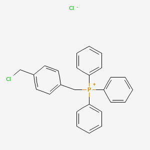 [4-(Chloromethyl)phenyl]methyl-triphenyl-phosphonium chloride