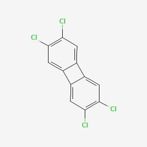 molecular formula C12H4Cl4 B1210547 2,3,6,7-Tetrachlorobiphenylene CAS No. 7090-41-7