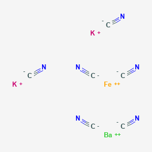 dipotassium;barium(2+);iron(2+);hexacyanide