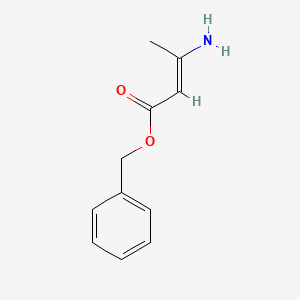 molecular formula C11H13NO2 B12105521 (Z)-Benzyl 3-aminobut-2-enoate 