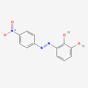 3-[2-(4-Nitrophenyl)hydrazinyl]cyclohexa-3,5-diene-1,2-dione