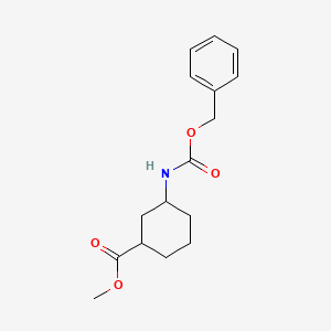 trans-Methyl-3-(((benzyloxy)carbonyl)-amino)cyclohexanecarboxylate