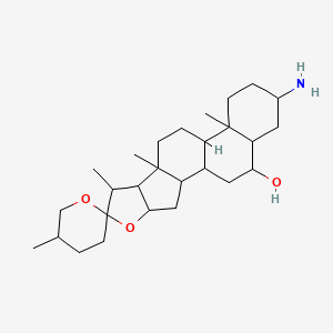 molecular formula C27H45NO3 B1210569 Isojuripidine 