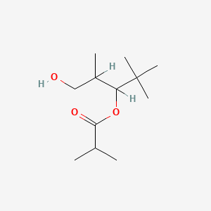 molecular formula C12H24O3 B1210579 (1-Hydroxy-2,4,4-trimethylpentan-3-yl) 2-methylpropanoate CAS No. 74367-33-2