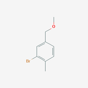 molecular formula C9H11BrO B12105819 2-Bromo-4-(methoxymethyl)-1-methylbenzene 