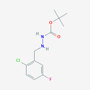 Tert-butyl 2-(2-chloro-5-fluorobenzyl)hydrazinecarboxylate