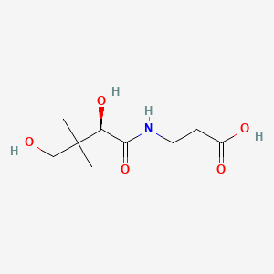 molecular formula C9H17NO5 B1210588 Pantothenic acid CAS No. 79-83-4