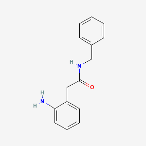 molecular formula C15H16N2O B12105899 2-(2-Aminophenyl)-N-benzylacetamide 