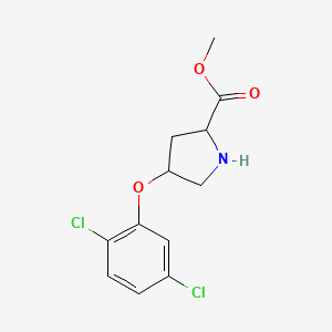 Methyl 4-(2,5-dichlorophenoxy)pyrrolidine-2-carboxylate