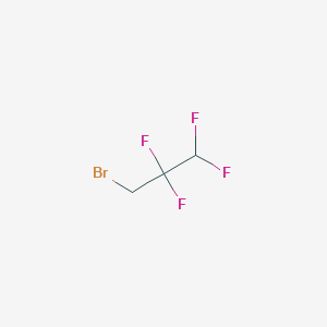 molecular formula C3H3BrF4 B1210599 3-溴-1,1,2,2-四氟丙烷 CAS No. 679-84-5