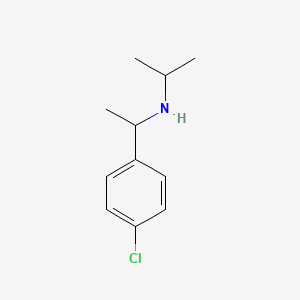 molecular formula C11H16ClN B12106000 [1-(4-Chlorophenyl)ethyl](propan-2-yl)amine 