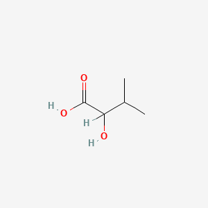 molecular formula C5H10O3 B1210603 2-羟基-3-甲基丁酸 CAS No. 600-37-3