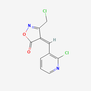 (4E)-3-(chloromethyl)-4-[(2-chloropyridin-3-yl)methylene]isoxazol-5(4H)-one