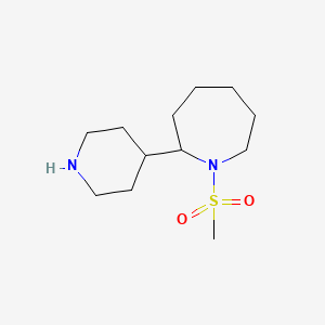 1-Methanesulfonyl-2-(piperidin-4-yl)azepane