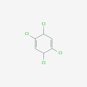 molecular formula C6H4Cl4 B1210607 1,3,4,6-Tetrachloro-1,4-cyclohexadiene CAS No. 149665-65-6