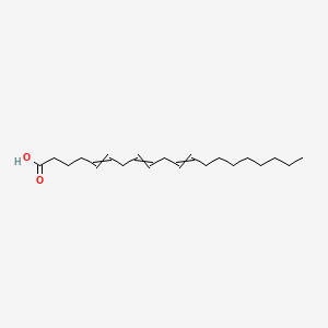 molecular formula C20H34O2 B1210611 Eicosa-5,8,11-trienoic acid 