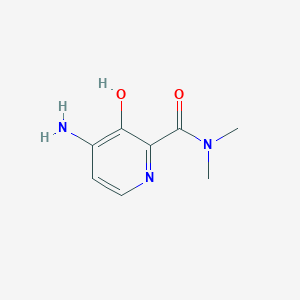 molecular formula C8H11N3O2 B12106117 4-Amino-3-hydroxy-n,n-dimethylpicolinamide CAS No. 1255917-92-0