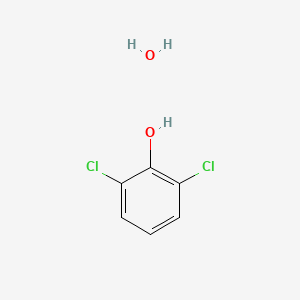 molecular formula C6H6Cl2O2 B12106164 Phenol, 2,6-dichloro-, monohydrate CAS No. 848169-95-9