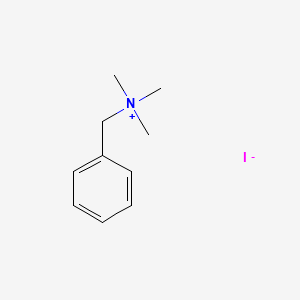 molecular formula C10H16IN B1210621 Benzyltrimethylammonium iodide CAS No. 4525-46-6