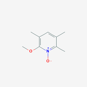 molecular formula C9H13NO2 B12106224 2-Methoxy-3,5,6-trimethyl-1-oxidopyridin-1-ium 