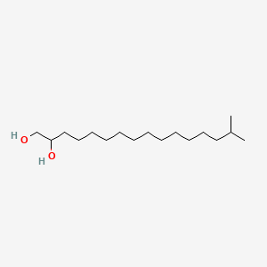 molecular formula C17H36O2 B1210626 15-Methyl-1,2-hexadecanediol CAS No. 69163-28-6