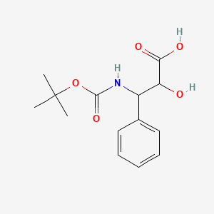 molecular formula C14H19NO5 B12106311 (2R,3S)-3-Boc-amino-2-hydroxy-3-phenyl-propanoic acid 