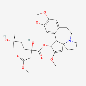 molecular formula C28H37NO9 B1210638 Alkaloid C from cephalotaxus 