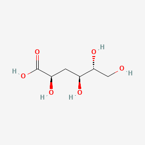 molecular formula C6H12O6 B1210645 3-Deoxy-D-gluconic acid CAS No. 498-43-1