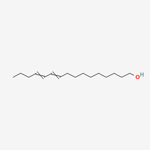 molecular formula C16H30O B1210649 Hexadeca-10,12-dien-1-OL 