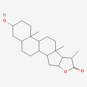 (20S)-3beta,16beta-Dihydroxy-5alpha-pregnane-20-carboxylic acid gamma-lactone