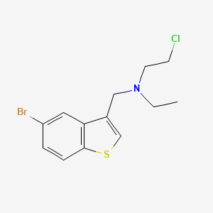 molecular formula C13H15BrClNS B1210656 Mitotenamine CAS No. 7696-00-6