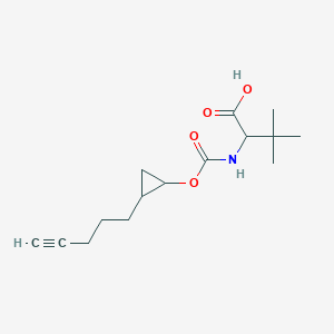 (S)-3,3-diMethyl-2-((1r,2r)-2-pent-4-ynyl-CyclopropoxycarbonylaMino)-butyricacid