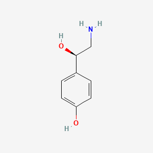 molecular formula C8H11NO2 B1210661 对羟基苯乙醇胺 CAS No. 876-04-0