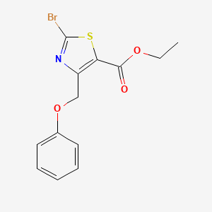 Ethyl 2-bromo-4-(phenoxymethyl)thiazole-5-carboxylate