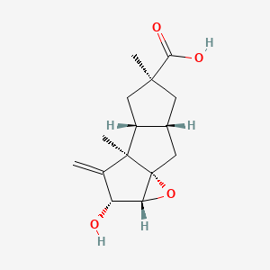 molecular formula C15H20O4 B1210671 Hirsutic acid C CAS No. 3650-17-7