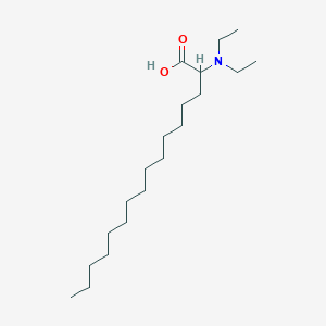 molecular formula C20H41NO2 B12106776 2-(Diethylamino)hexadecanoic acid CAS No. 918817-88-6