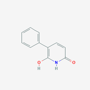 molecular formula C11H9NO2 B12106818 3-Phenyl-pyridine-2,6-diol 