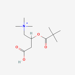 molecular formula C12H24NO4+ B12106830 Pivaloyl carnitine 