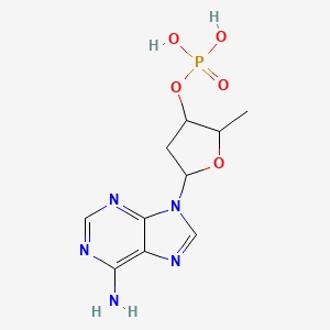 Phosphoric acid [5-(6-aminopurin-9-YL)-2-methyltetrahydrofuran-3-YL] ester