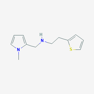 [(1-Methyl-1H-pyrrol-2-yl)methyl][2-(thiophen-2-yl)ethyl]amine