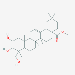 2beta,3beta,23-Trihydroxyolean-12-en-28-oic acid methyl ester