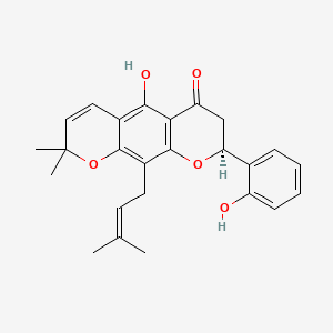 molecular formula C25H26O5 B1210689 Minimiflorin CAS No. 98621-33-1