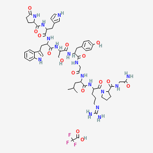 molecular formula C58H77F3N16O15 B12106972 (D-His2)-LHRH 