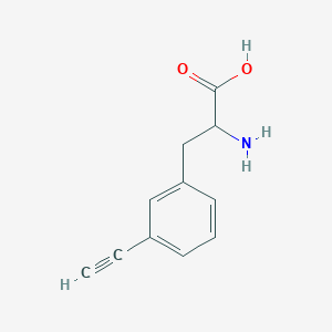 2-Amino-3-(3-ethynylphenyl)propanoic acid